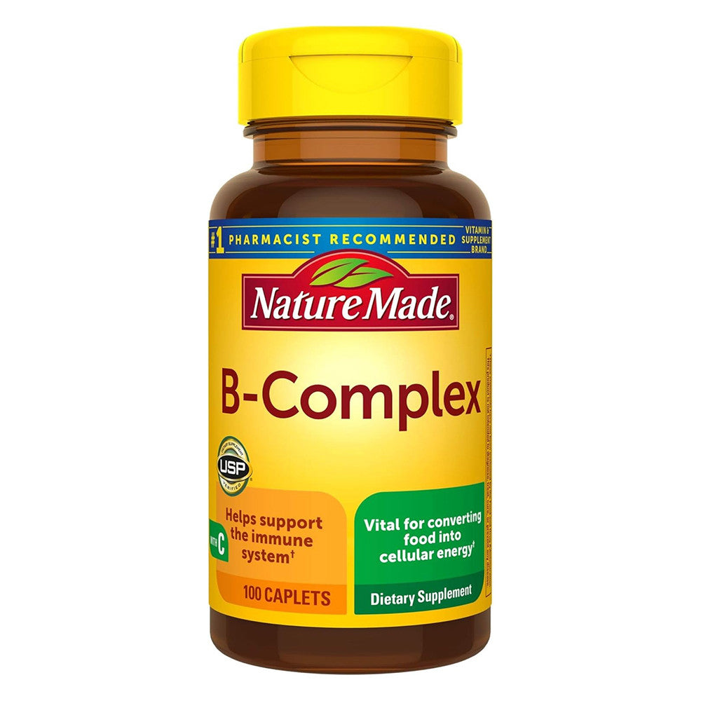 B - Complex Caplets With Vitamin C, By Nature Made - 100 Ea